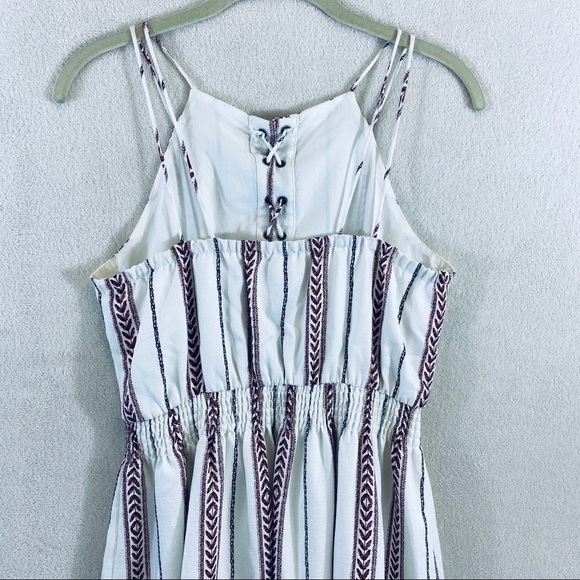 Moon River border print lace up dress - Picture 8 of 8